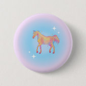 Badge Rond 5 Cm bouton arc-en-ciel (Devant)