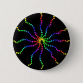 Badge Rond 5 Cm Bouton arc-en-ciel Cool (Devant)