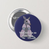 Badge Rond 5 Cm Bouton Armadillo (Devant & derrière)