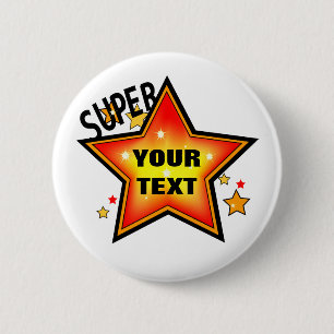Badge Rond 5 Cm Bouton arrière de l'imprimante personnalisée