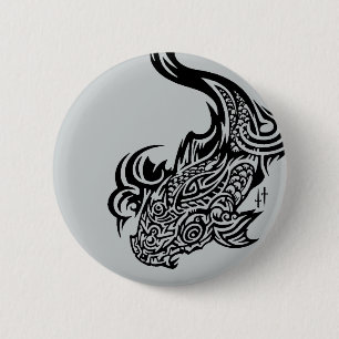 Badge Rond 5 Cm Bouton arrondi de Koi