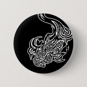 Badge Rond 5 Cm Bouton arrondi de Koi