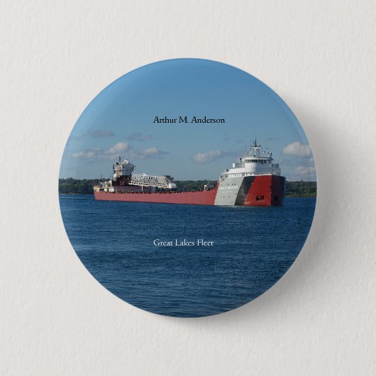 Badge Rond 5 Cm Bouton Arthur M. Anderson (Devant)