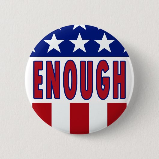 Badge Rond 5 Cm Bouton Assez (Devant)