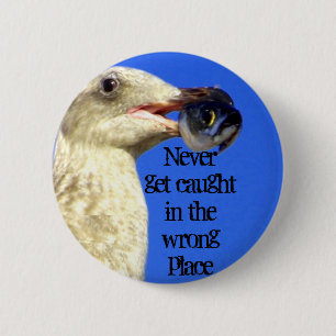 Badge Rond 5 Cm Bouton Attraper moi_
