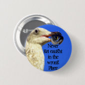 Badge Rond 5 Cm Bouton Attraper moi_ (Devant & derrière)