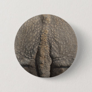 Badge Rond 5 Cm Bouton avec la peau de rhinocéros