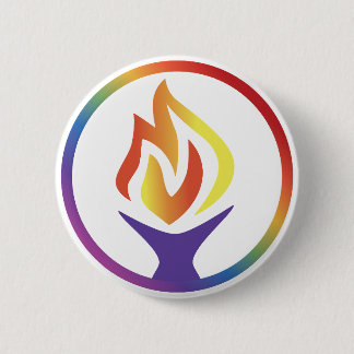 Badge Rond 5 Cm Bouton avec le logo UUCF