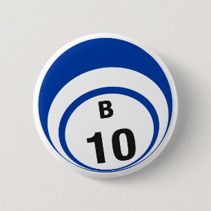 Badge Rond 5 Cm Bouton B10 Bingo Ball
