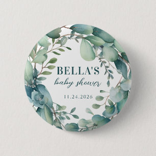 Badge Rond 5 Cm Bouton baby shower