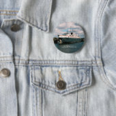 Badge Rond 5 Cm Bouton Badger (En situation)