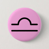 Badge Rond 5 Cm Bouton Balance (Devant)