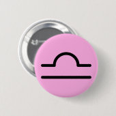 Badge Rond 5 Cm Bouton Balance (Devant & derrière)