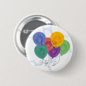 Badge Rond 5 Cm Bouton Ballons Badton (Devant & derrière)
