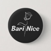 Badge Rond 5 Cm bouton Bari Nice (Devant)