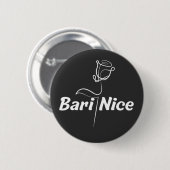 Badge Rond 5 Cm bouton Bari Nice (Devant & derrière)