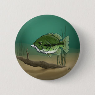 Badge Rond 5 Cm Bouton basse