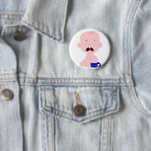 Badge Rond 5 Cm Bouton Bébé (En situation)
