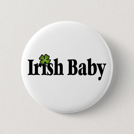 Badge Rond 5 Cm Bouton bébé irlandais (Devant)