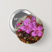 Badge Rond 5 Cm Bouton Begonia (Devant & derrière)