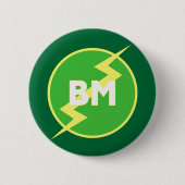 Badge Rond 5 Cm Bouton Best Man (Devant)