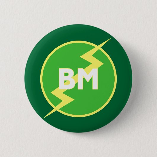 Badge Rond 5 Cm Bouton Best Man (Devant)