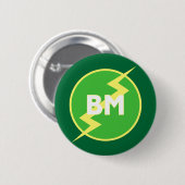 Badge Rond 5 Cm Bouton Best Man (Devant & derrière)