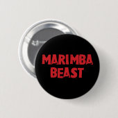 Badge Rond 5 Cm Bouton Bête de Marimba (Devant & derrière)