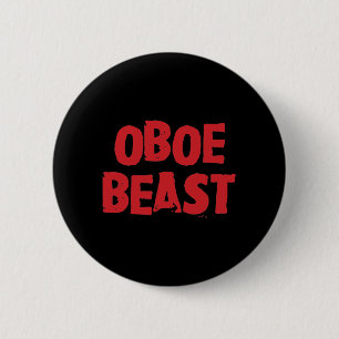 Badge Rond 5 Cm Bouton Bête d'Oboe