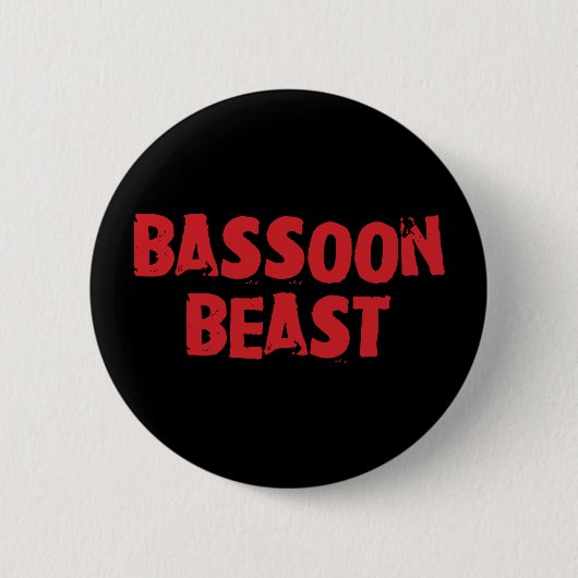 Badge Rond 5 Cm Bouton Bête du Basson (Devant)