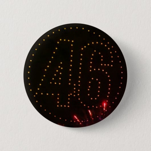 Badge Rond 5 Cm Bouton Biden 46 drones (Devant)
