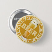 Badge Rond 5 Cm Bouton BIÈRE (Devant & derrière)