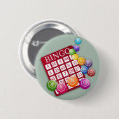 Badge Rond 5 Cm Bouton BINGO (Devant & derrière)