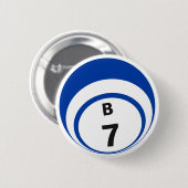 Badge Rond 5 Cm Bouton Bingo B7 (Devant & derrière)