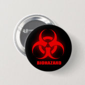 Badge Rond 5 Cm Bouton Biodanger (Devant & derrière)