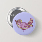 Badge Rond 5 Cm Bouton Birdie (Devant & derrière)