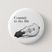 Badge Rond 5 Cm Bouton Bit (Devant)