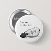 Badge Rond 5 Cm Bouton Bit (Devant & derrière)