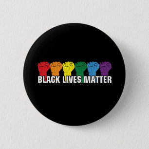 BADGE ROND 5 CM BOUTON BLACK LIVES