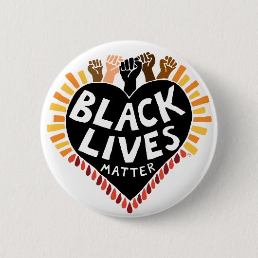 Badge Rond 5 Cm Bouton Black Lives Matton (Devant)