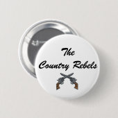 Badge Rond 5 Cm Bouton blanc (Devant & derrière)