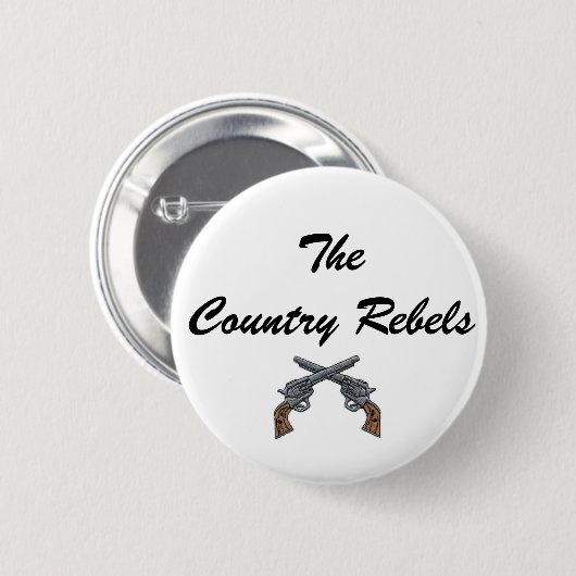 Badge Rond 5 Cm Bouton blanc (Devant & derrière)