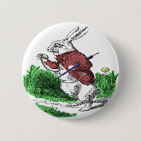Bouton blanc de lapin