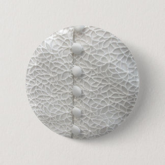 Badge Rond 5 Cm Bouton blanc Mariage Gown I - Personnalisable