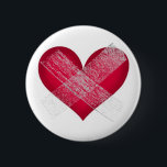 Badge Rond 5 Cm Bouton blessé de coeur de bandage<br><div class="desc">Bouton blessé de coeur de bandage</div>