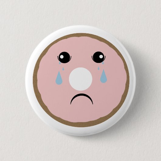 Badge Rond 5 Cm Bouton Blessure Donut Version 1 (Devant)