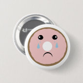 Badge Rond 5 Cm Bouton Blessure Donut Version 1 (Devant & derrière)