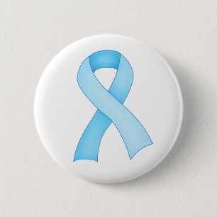 Badge Rond 5 Cm Bouton bleu 0001 de ruban de conscience