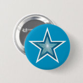 Badge Rond 5 Cm Bouton bleu étoile (Devant & derrière)