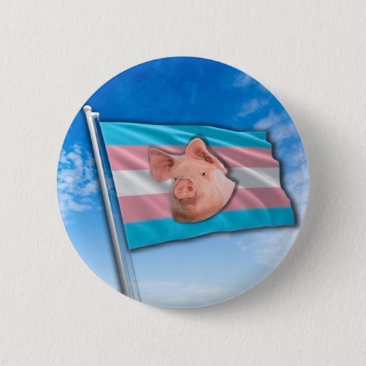 Badge Rond 5 Cm Bouton bleu orgueil (Devant)